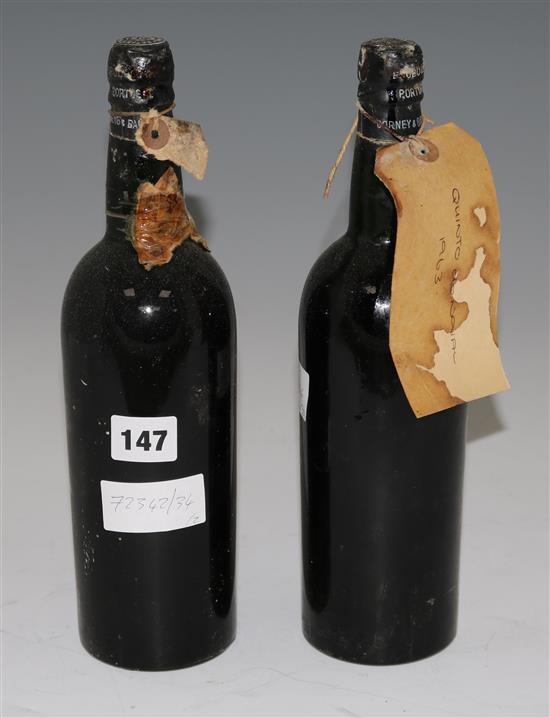 Two bottles of Quinta de Noval 1963 Vintage Port